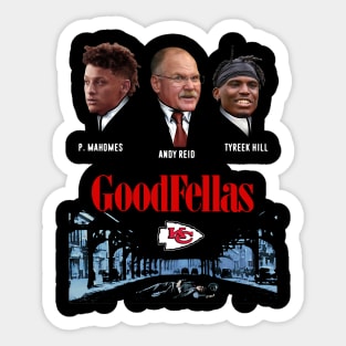 Goodfellas Pmahomes Andy Reid Tyreek Hill Full Sticker